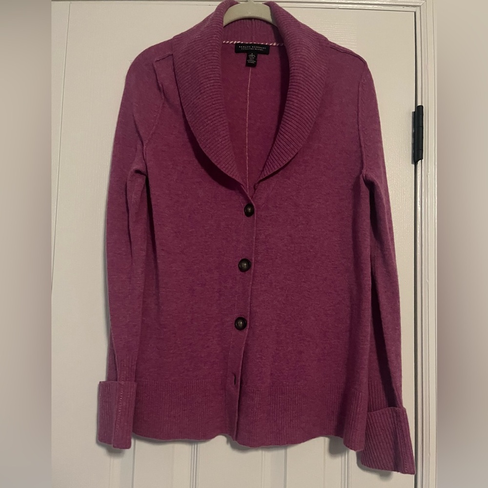 NWOT Pink Women’s Small Marino Wool Cardigan, Banana Republic